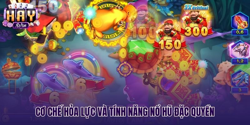 Hỏa lực pháo Bắn cá thần tài cùng cơ chế nổ hũ