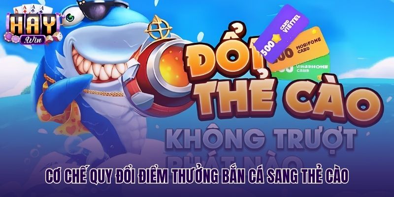 Bắn cá đổi thẻ với tỷ lệ quy đổi điểm minh bạch