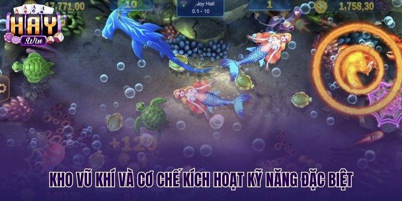 Hệ thống nòng pháo và kỹ năng hỗ trợ Bắn cá tiên