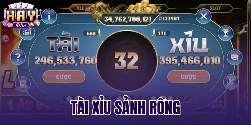Tài Xỉu Sảnh Rồng Haywin - Thông Số Bàn Cược 45 Giây