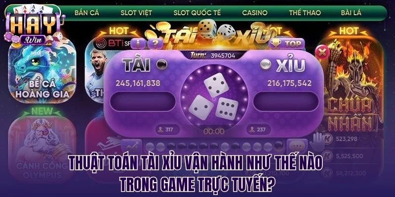 Quy trình xử lý của thuật toán tài xỉu trên máy chủ