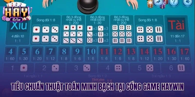Thuật toán tài xỉu MD5 minh bạch tại cổng game Haywin